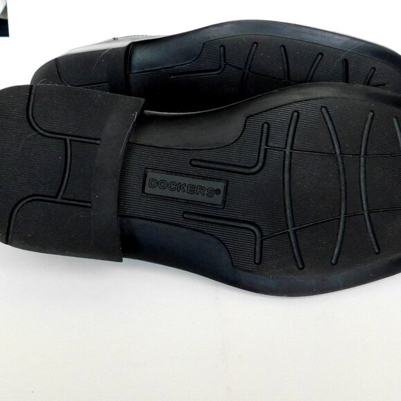 Dockers Trustee Moc Toe Oxford Lace-Up Black Leather Shoes 8.5 M - Picture 7 of 9